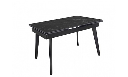 Стіл обідній Genry 1200( 300 300)*800*760 Shks Black Matt