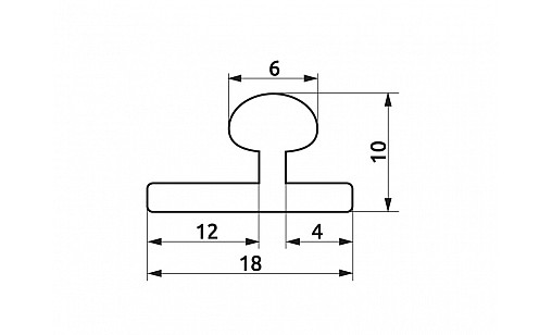 Розсувна система Fast (профіль алюмінієвий довжиною 2 м)