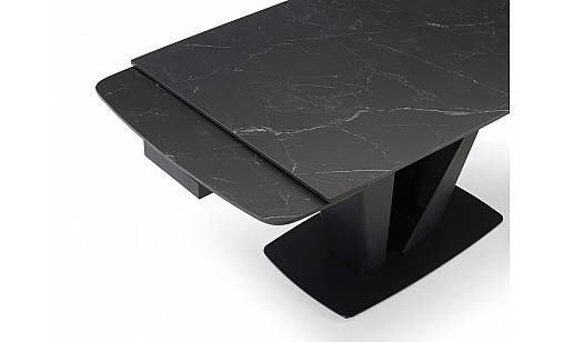 Стіл обідній Lamberg 1400(2000)*850*750 Shks Black Matt