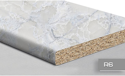 Столешница LUXEFORM S353 Мармор Лаура 2U R6 3050х900х28 мм Столешница LUXEFORM S353 Мармор Лаура 2U R6 3050х900х28 мм