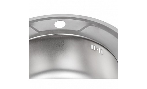 Мойка нержавеющая LIDZ 490-A Satin 0,8*180 мм