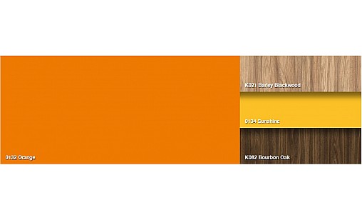 ЛДСП 0132 BS Оранжевий 2800х2070х18мм Kronospan