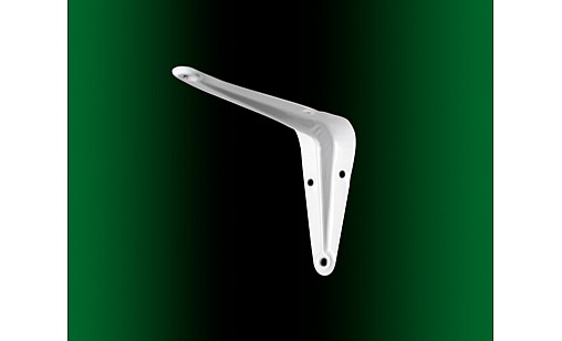 Кутник монтажний металевий 125х100мм білий ДС