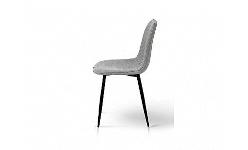 Стілець МАРС чорний/тканина сіра