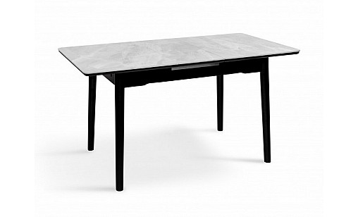 Стол обеденный НЕПТУН 1100(1400)*750*760 бетон серо-бежевый/черный Стол обеденный НЕПТУН 1100(1400)*750*760 бетон серо-бежевый/черный