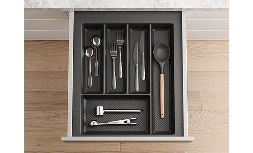 Лоток для кухонних приладів MAX  450 мм 340-400x490 графіт TE36.0119.05.007 Rejs