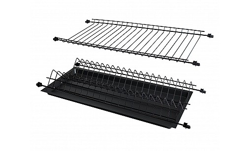 Сушилка для посуды в секцию 600мм Чёрная ДС