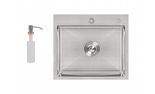Мойка нержавеющая LIDZ H5045 Brush 3,0/1,0 мм с дозатором Мойка нержавеющая LIDZ H5045 Brush 3,0/1,0 мм с дозатором