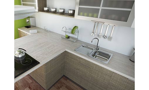 Стільниця K214 RS Тіволі світлий 4100х600х38 1U R3.3 вологостійка Kronospan