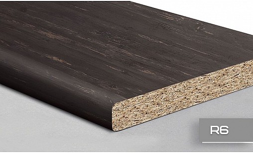 Стільниця LUXEFORM S523 Блеквуд 2U R6 4200х600х28 мм