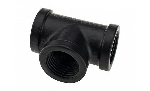 Крепление Т- образное труб D-19мм Чёрное  ДС