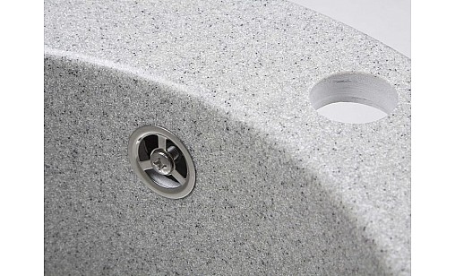 Мойка гранитная VENTOLUX FABIA D500x200 Серый гранит