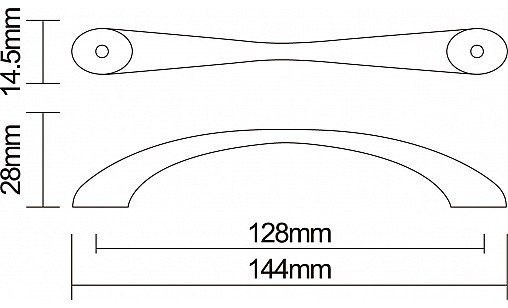 Ручка мебельная DP 84/224 G2 Хром ДС ОптимаЛайн Ручка мебельная DP 84/224 G2 Хром ДС ОптимаЛайн