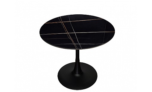 Стіл обідній Opal D900*750 Lauren Gold matt