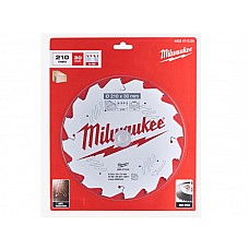 Диск пиляльний 210*30*16 зубів PFTE THIN KERF Milwaukee Диск пиляльний 210*30*16 зубів PFTE THIN KERF Milwaukee