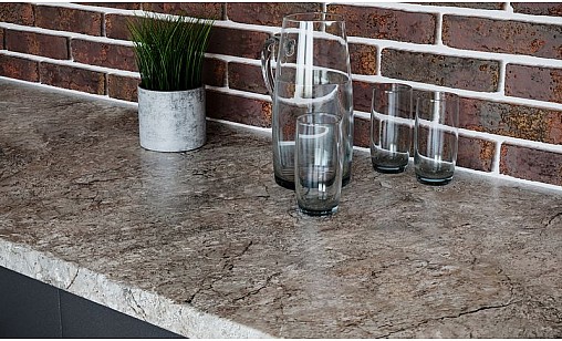 Стільниця LUXEFORM W576 Шерл 2U R6 3050х1000х38 мм