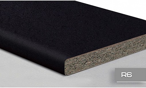 Стільниця LUXEFORM L015 Платиновий Чорний 2U R6 4200х800х28 мм вологост.