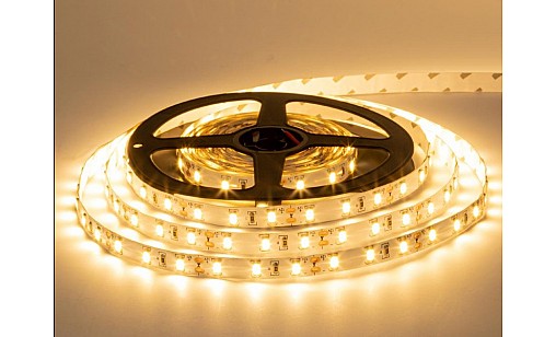 Стрічка світлодіодна 12V 5730 (5630)-60 WW IP20/13,6W теплий білий MTK