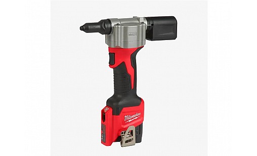 Заклепочник аккумуляторный MILWAUKEE M12 BPRT-201X, под заклепки (Ø 2,4-4,8мм), (  зарядное устройство, 1 аккум.Х 2Ач, HD кейс)