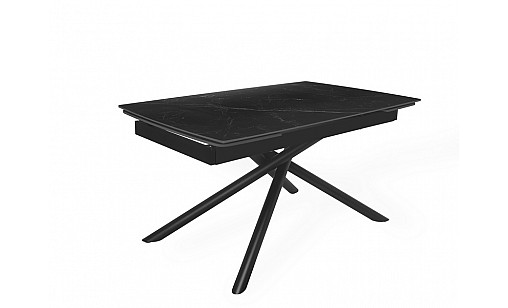 Стол обеденный Philip 1400(2000)*900*750 Shks Black matt