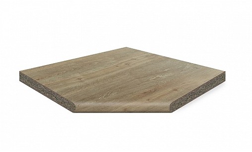 Кутовий елемент LUXEFORM L153 Дуб Лестер 1U R6 850х850х38 мм вологост.