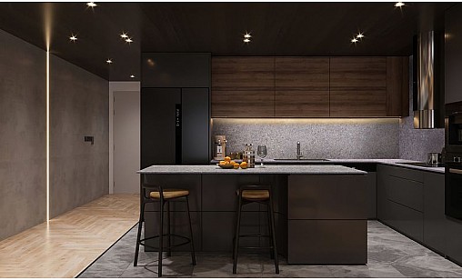 Стільниця LUXEFORM S518 Кариби 1U R3 4200х1200х18 мм