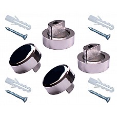 Набор зеркалодержателей 4026 малый Хром