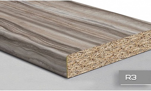 Стільниця LUXEFORM S497 Веста 2U R3 4200х900х38 мм