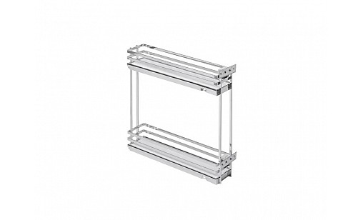 Карго MOVIX PRO 150 мм бокове хром, килимок білий KO-150BO-01B GTV