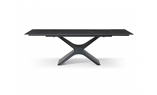 Стіл обідній Ragnar 1600(2400)*900*750 Shks Black Matt