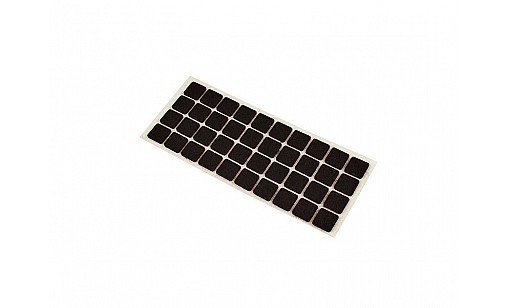 Самоклейка м'яка для ніжок чорна 20х20мм