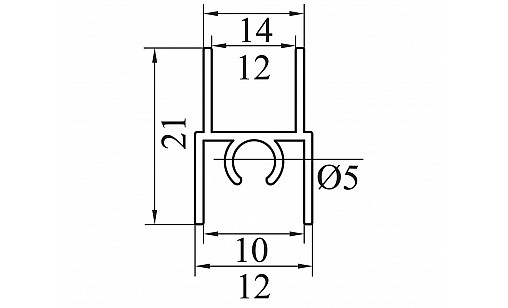 Профиль верхний горизонтальный L-5,5м Белый Глянец ДС ОптимаЛайн Профиль верхний горизонтальный L-5,5м Белый Глянец ДС ОптимаЛайн