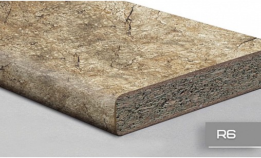 Стільниця LUXEFORM W576 Шерл 2U R6 3050х900х38 мм вологост.