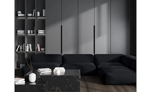 Ручка HEXA 1200 мм Чорний матовий UA-HEXA-1200-20M GTV