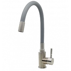 Змішувач FABIANO FKM 56 SS Flex Inox/grey гнучкий 8232.401.1447