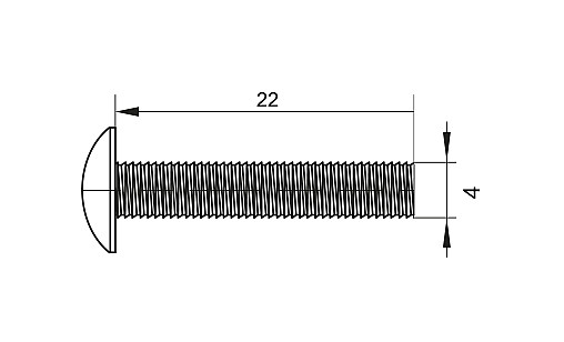 Гвинт 4х22мм, 50шт