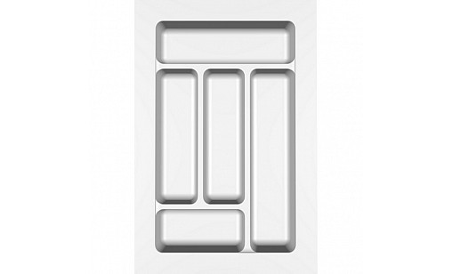 Лоток в секцію 400мм для кухонних приладів Білий STANDART