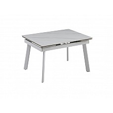 Стіл обідній Velvet 1200(1800)*900*760 Snow White Matt/white legs