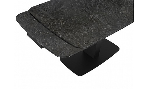 Стіл обідній Gunnar 1400(2000)*850*750 Tortoise Black Matt Стіл обідній Gunnar 1400(2000)*850*750 Tortoise Black Matt