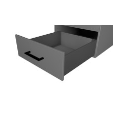 Тандембокс SLIM 18мм L-550 Н=118мм (графит)  ДС ПремиумЛайн