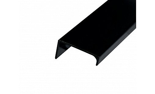 Ручка-профiль DV-002 L-3,95м BLKM Чорний ДС СтандартЛайн