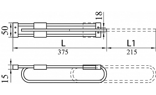 Мікроліфт посилений L-350мм ДС СтандартЛайн