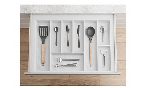 Лоток для кухонних приладів MAX  700 мм 590-650x490 білий TE36.0122.05.013 Rejs