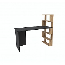 Комп'ютерний стіл Robert правий Чорний/Дуб Тахо