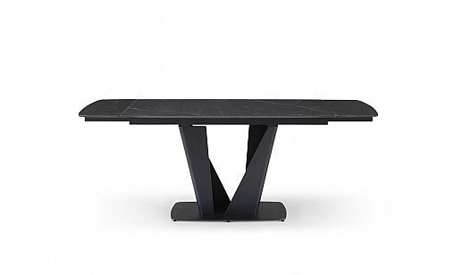 Стіл обідній Lamberg 1400(2000)*850*750 Shks Black Matt