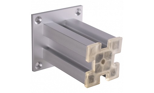 Ножка мебельная DA 40AL/100 Алюминий Н=100 мм ДС СтандартЛайн