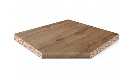 Кутовий елемент LUXEFORM L146 Дуб Торонто 1U R6 900х900х38 мм