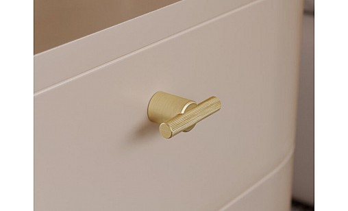 Ручка-кнопка LINEA Структурное светлое золото GA-LINEA-1-22 GTV Ручка-кнопка LINEA Структурное светлое золото GA-LINEA-1-22 GTV
