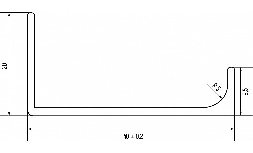 Ручка-профiль DV-002 L-3,95м WHT Білий ДС
