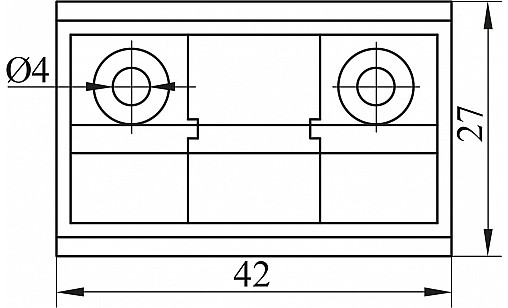 Уголок монтажный двойной яблоня, орех Италия ДС Уголок монтажный двойной яблоня, орех Италия ДС